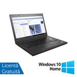 Laptop Refurbished LENOVO ThinkPad T460, Intel Core i5-6200U 2.30GHz, 8GB DDR3, 120GB SSD, 14 Inch Full HD, Webcam + Windows 10 Home