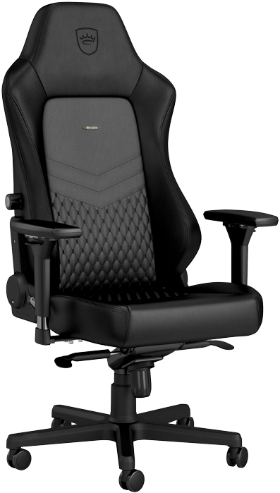 Scaun gaming Noblechairs Hero Real Leather, reglabil (Negru)