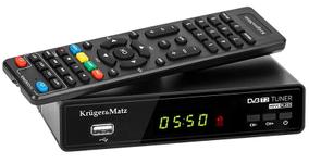 Tuner TV Kruger&Matz KM0550C, DVB-T2 (Negru)