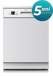 Masina de spalat vase Tesla WD690MW, E,14 seturi, 7 programe, 60cm, Alb