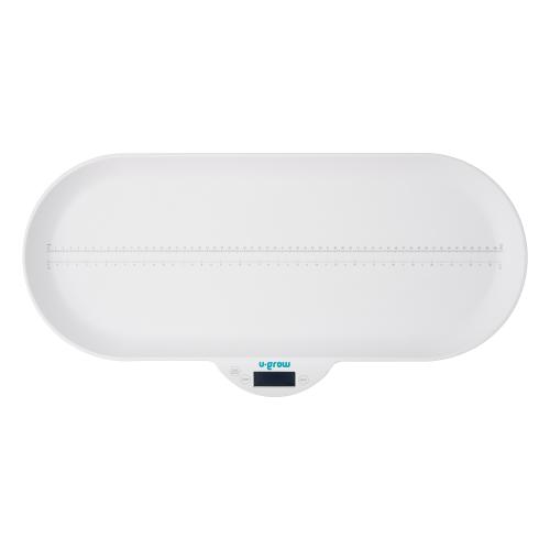 Poze Cantar 2 in 1 pentru bebelusi si copii U-Grow, functie bluetooth, capacitate 30 kg, display LCD, alb