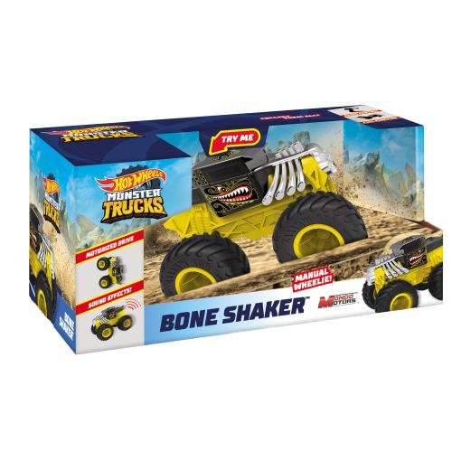 Poze Masinuta Hot Wheels Monster Trucks - Bone Shaker, galben