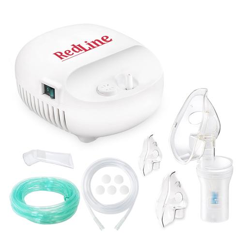 Poze Aparat aerosoli RedLine NB-230C Ultra, masca copii si adulti, kit Ultra cu furtun de 6m si masca bebelusi, nebulizator cu compresor