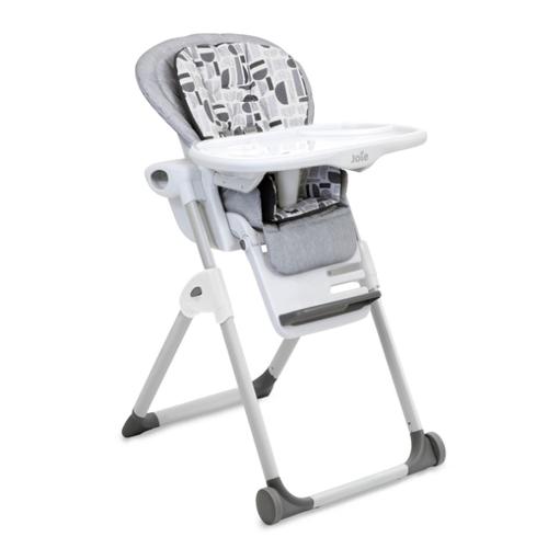 Poze Scaun de masa Mimzy Recline Logan, 5 pozitii de inclinare ale spatarului, 78 x 57 x 104 cm, Gri carbon, Joie + Set de hranire Taste' ISY din silicon, Catelus, Babymoov