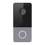 Post videointerfon de exterior WIFI Hikvision DS-KV6113-WPE1(C) camera HD 2MP, True WDR, unghi vizualizare Horizontal:  129° Vertical: 75°, iluminare IR 3 metri, cititor de card incorporat Mifare 13.56 MHz