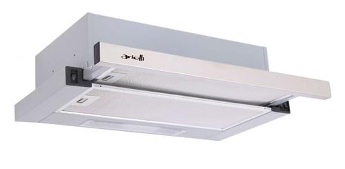Hota incorporabila telescopica Arielli ATH-665AL, 400 mc/h, 140 W, 3 Trepte de putere (Argintiu)