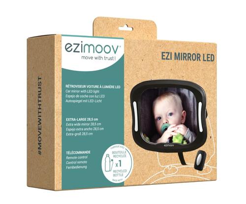 Poze Oglinda retrovizoare Ezimoovv EZ-1101, Lumina LED, Eco friendly (Negru)