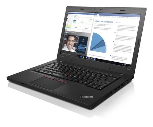 Laptop Refurbished Lenovo ThinkPad L460 Intel Core i5-6300U 2.40 GHz up to 3.00 GHz 8GB DDR4 256GB SSD 14inch FHD Webcam