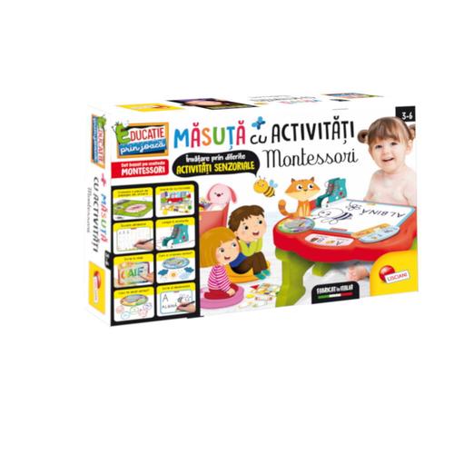 Poze Masuta cu activitati Montessori, in limba romana