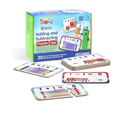 Poze Puzzle - Adunari si scaderi 1-10 - Numberblocks