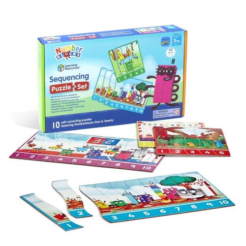 Poze Puzzle - Exersam numaratul de la 1 -20 - Numberblocks