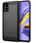Husa pentru Samsung Galaxy A51 5G A516, Forcell, Carbon, Neagra
