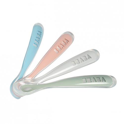 Poze Set 4 lingurite ergonomice silicon - Eucalyptus