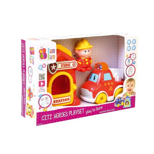 Poze Set Masinuta si Statie de Pompieri Citi Heroes