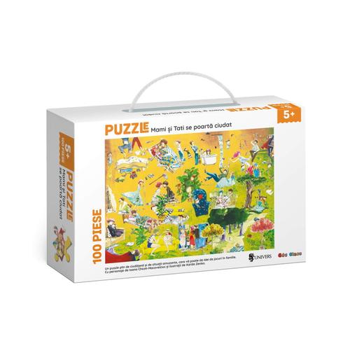 Poze Puzzle - Mami si tati se poarta ciudat (100 piese)
