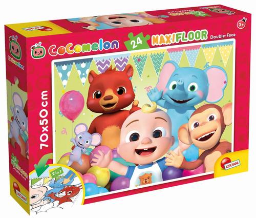 Poze Puzzle de colorat maxi - Cocomelon si prietenii (24 piese)