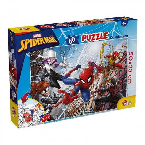 Poze Puzzle de colorat - Aventurile lui Spiderman (60 de piese)