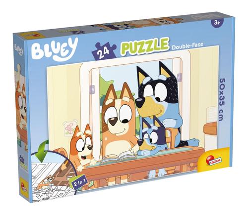 Poze Puzzle de colorat - Bluey (24 de piese)