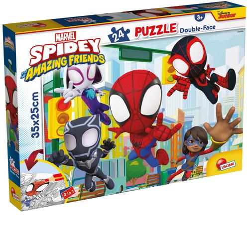 Poze Puzzle de colorat - Paienjenelul Marvel și prietenii lui uimitori (24 de piese)