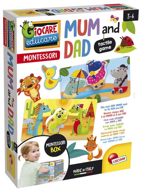 Poze Joc tactil Montessori - Animalutele si familiile lor