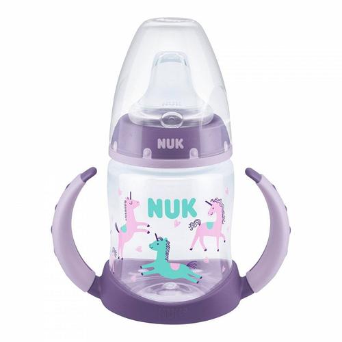 Poze Biberon Nuk Learner First Choice Control Temperatura 150 ml Mov 6-18 luni