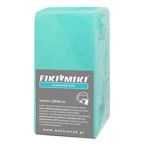 Poze Cearsaf cu elastic din frotir Menta 120/60 cm