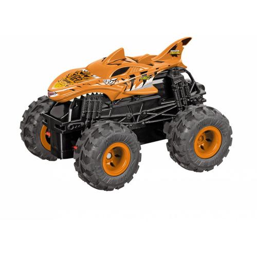 Poze Masinuta cu telecomanda Hot Wheels Monster Truck 5inch Tiger (Portocaliu)