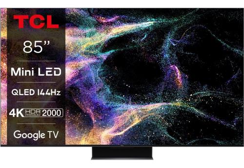 Televizor QLED MiniLed TCL 216 cm (85inch) 85C845, Ultra HD 4K, Smart TV, WiFi, CI+