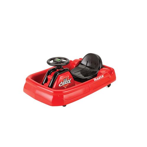 Kart Electric Razor Lil Crazy, Autonomie acumulator 40 min, Viteza maxima 3.2 km/h, Rosu