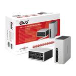 Mini statie de andocare, Club3D SenseVision, USB 3.0, 4K, UHD (Alb)