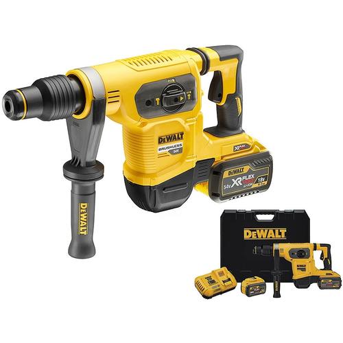 Ciocan rotopercutor cu acumulator DeWalt DCH481X2-QW, 800 W, SDS+, 6.1 J (Galben/Negru)