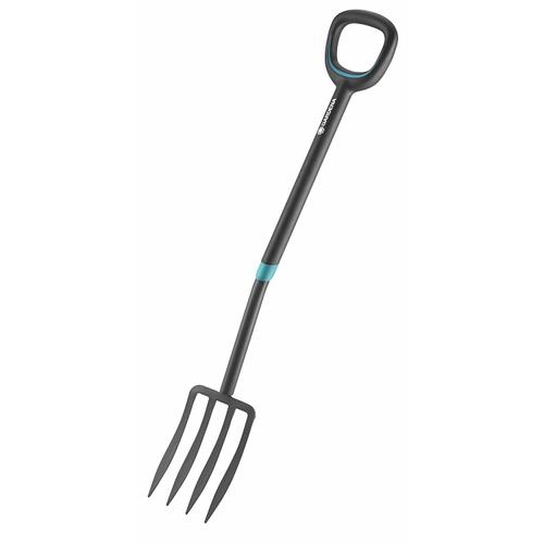 Furca de sapat Gardena ErgoLine, 4 dinti, maner plastic