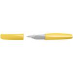 Stilou Pelikan Twist bright sunshine, penita M, grip ergonomic, 2 rezerve albastre, blister