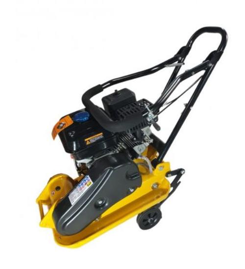 Placa compactoare Elefant Model 29142-V, 4 Timpi, 3700 W, 5500 VPM (Negru/Galben)