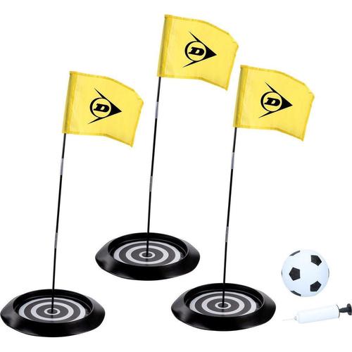 Poze Set de golf cu piciorul Dunlop 8pcs, 3 jaloane, 1 minge, 1 pompa