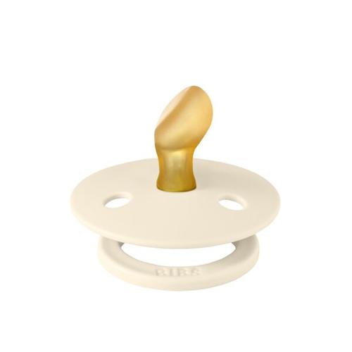 Poze Suzeta Colour Latex, tetina anatomica, 0 luni + Ivory, BIBS