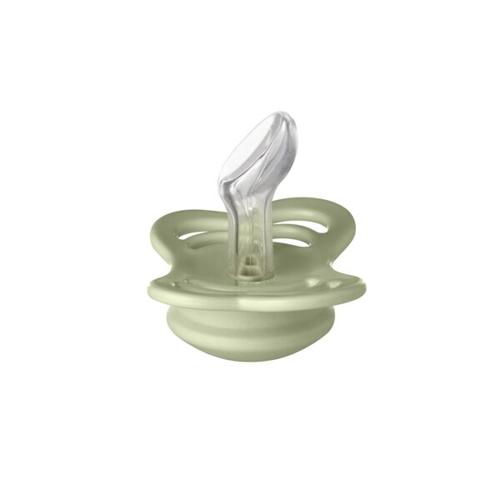 Poze Suzeta Couture Silicon, tetina anatomica, 0 luni + Sage, BIBS