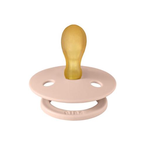 Poze Suzeta Colour Latex, tetina simetrica, 6 luni + Blush, BIBS