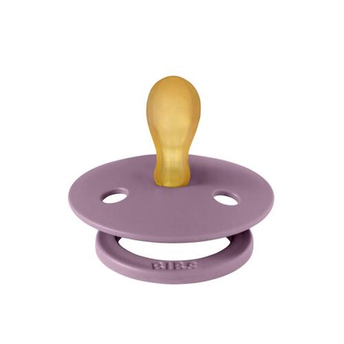 Poze Suzeta Colour Latex, tetina simetrica, 0 luni + Mauve, BIBS