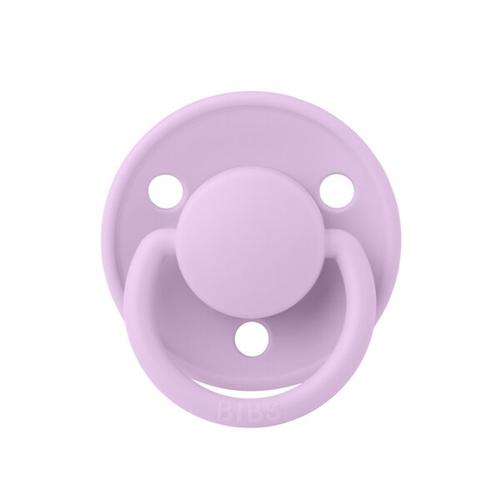 Poze Suzeta BIBS De Lux, latex, tetina rotunda, Violet Sky, 6 luni +