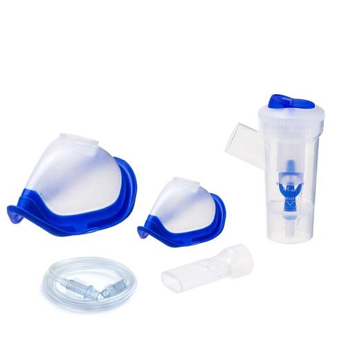 Poze Kit accesorii Flaem RF7 Dual Speed pentru aparate de aerosoli, masca copii si adulti, pahar de nebulizare, piesa bucala, furtun