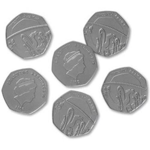 Poze Set de 100 monede de jucarie 20 penny Learning Resources