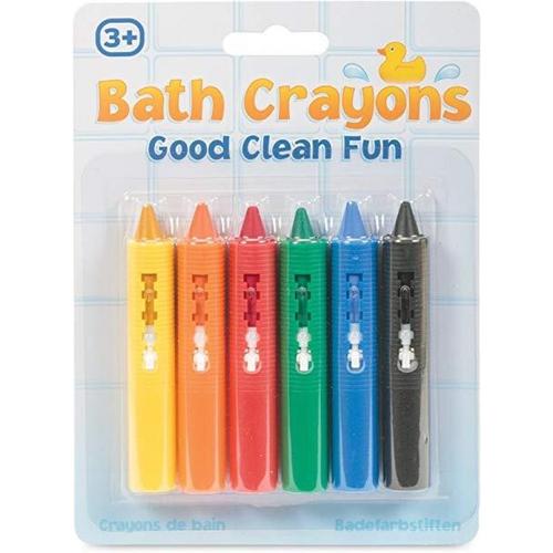 Poze Set jucarii pentru baie Creioane colorate Tobar, 6 piese, 3 ani+