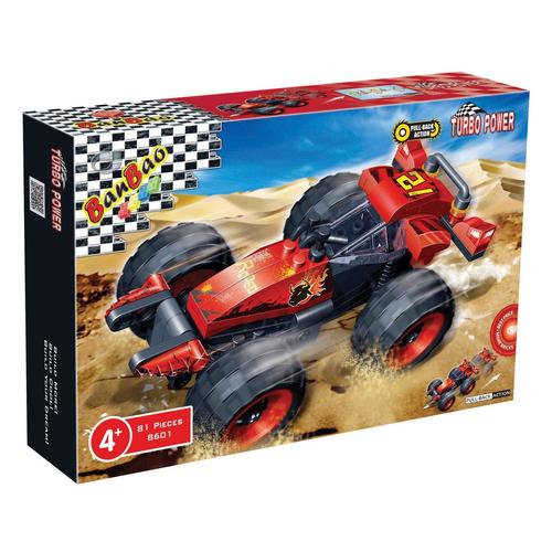 Poze Set de constructie multicolor Ban Bao 81 piese, Masina Rodeo