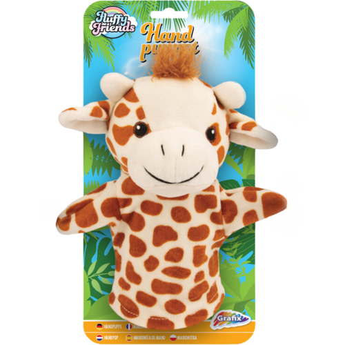 Poze Papusa de mana - Girafa inteleapta