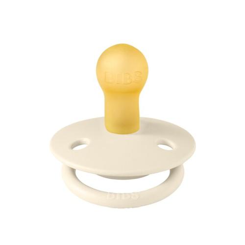 Poze Suzeta Latex, tetina rotunda, 0 luni + Ivory, BIBS