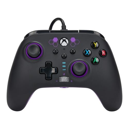 Controller PowerA EnWired Cu fir pentru Xbox Series X/S, Xbox One, PC, 3,5 mm Purple Hex