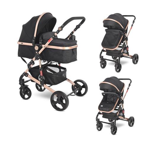 Poze Carucior transformabil Lorelli Alba Classic, 0-15 kg, 0-3 ani (Negru) 