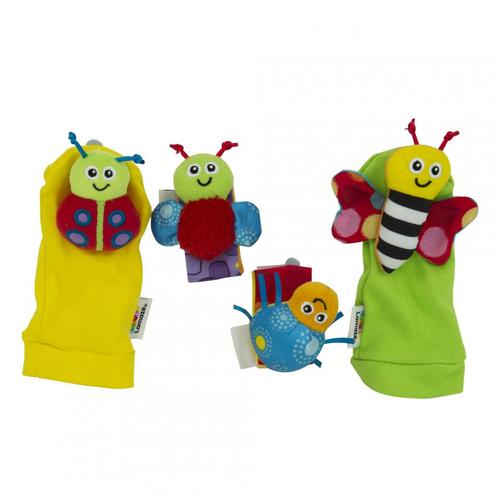 Poze Set Figurine Gardenbug Wrist Rattle Footfinder 