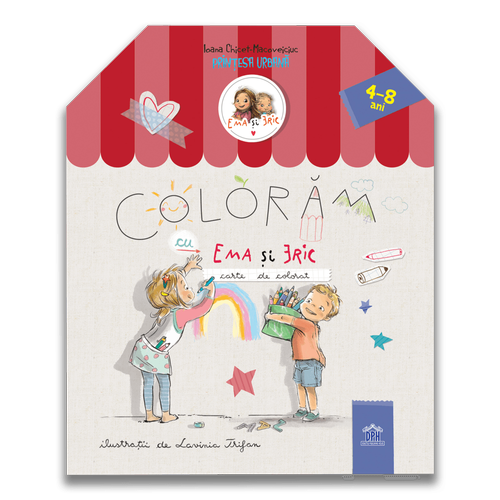 Poze Coloram cu Ema si Eric - Carte de colorat